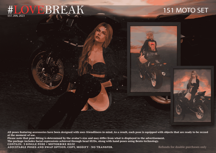 #LOVEBREAK 151 MOTO SET