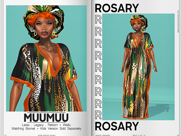 Rosary. Muumuu . Safari