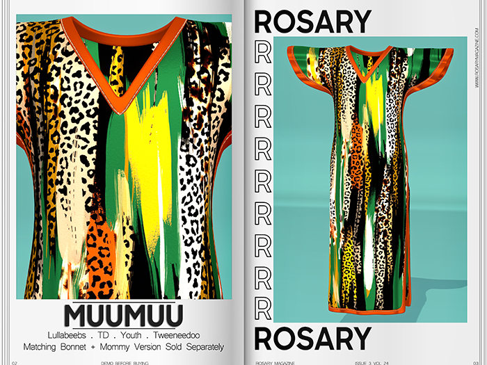 Rosary. Muumuu . Kid Safari