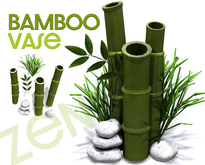 [Full Perm] Zen Bamboo Vase