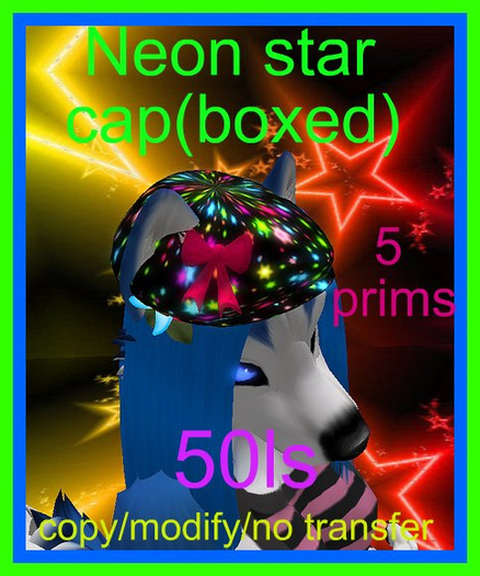 Neon star cap(boxed)