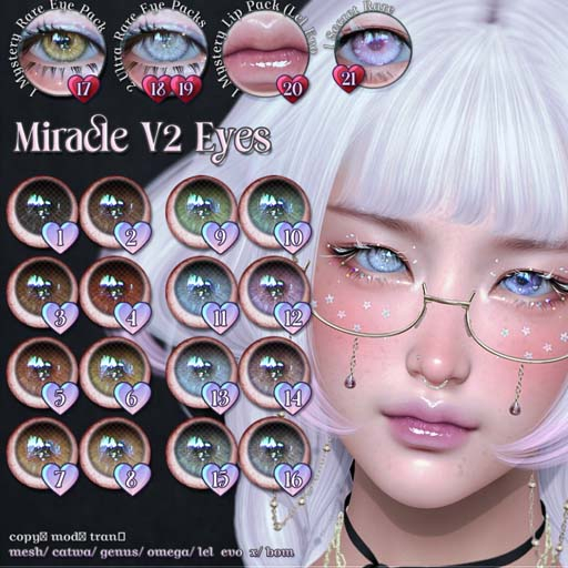 7. {S0NG} Miracle V2 Eyes : Honey - COMMON