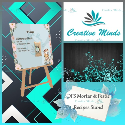 DFS Mortar & Pestle Recipes Stand