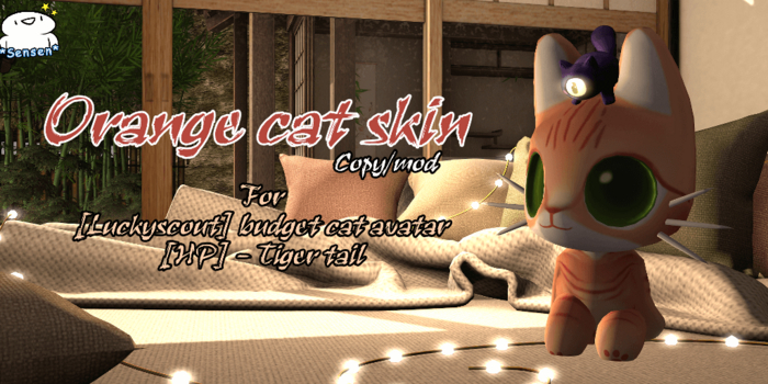 *sensen* Orange cat skin(ADD)