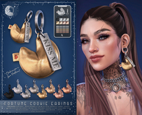 .STOIC. FORTUNE COOKIE EARRINGS