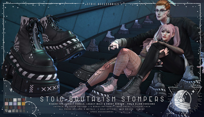 .STOIC. BRUTALISIM STOMPERS PACK 003