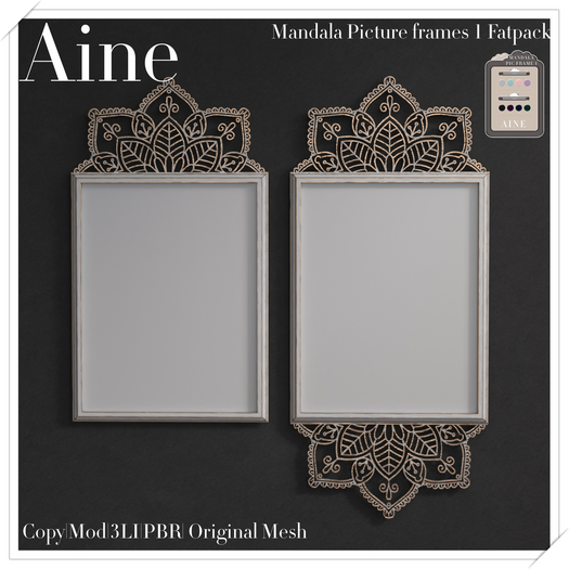 Aine - Mandala Photo frames Fatpack 1 (ADD)