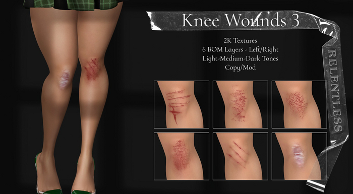 RELENTLESS Knee Wounds 3 [BOM]