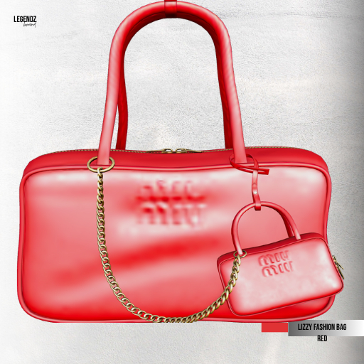 LEGENDZ LIZZY FASHION BAG RED