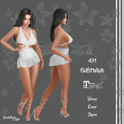 491 Outfit White -  LaraX