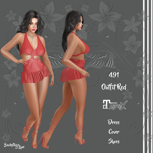 491 Outfit Red -  LaraX