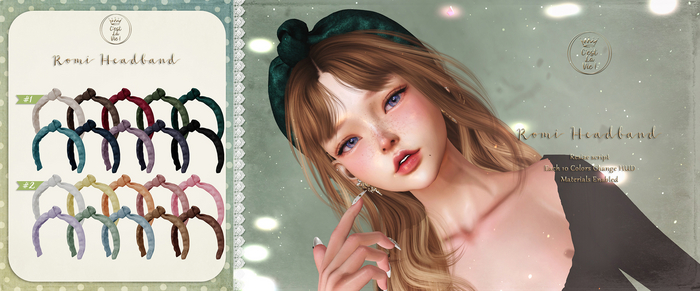 ::C'est la vie !:: Romi Headband (DEMO #1,#2) / Each 10 Colors Change