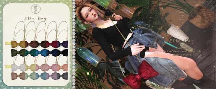 ::C'est la vie !:: Etta Bag (DEMO #1#2) / Each 10 Colors / 5 Metal Change