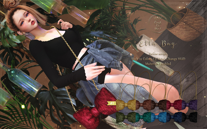 ::C'est la vie !:: Etta Bag (#1) / 10 Colors / 5 Metal Change