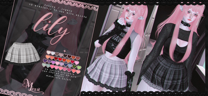 {minuit} Lily Skirt [FATPACK]