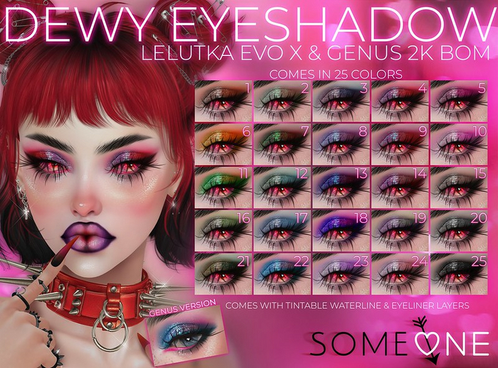 SOMEONE - Dewy Eyeshadow - Fatpack 