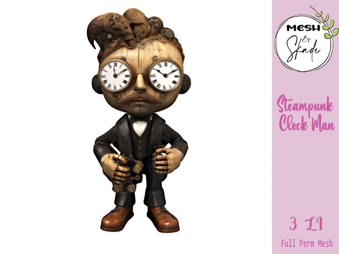 MBS - Steampunk Clock Man 