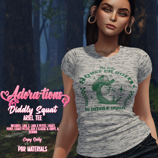 Adora-tions - Diddly Squat Ariel Tee
