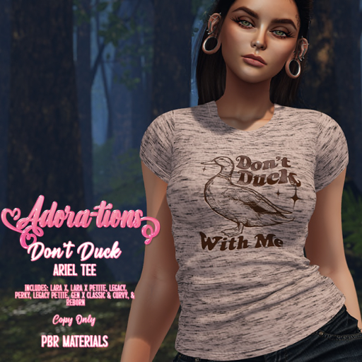 Adora-tions - Don't Duck Ariel Tee