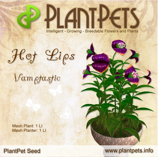 PlantPet Seed [Hot Lips *Vamptastic*]