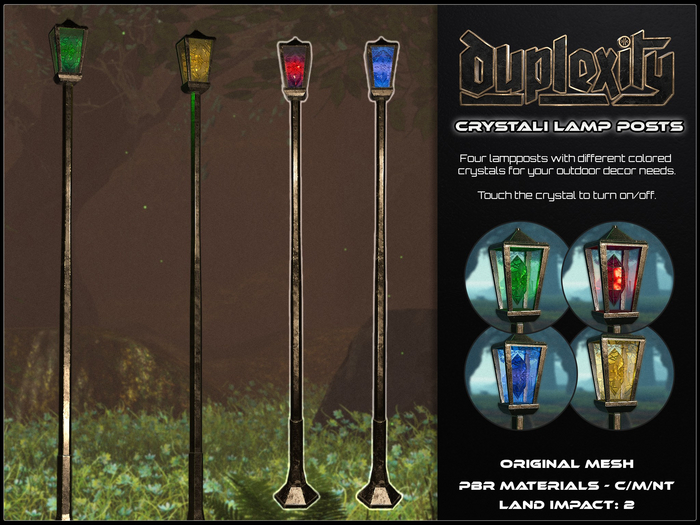 [Duplexity] Crystali Lamp Posts