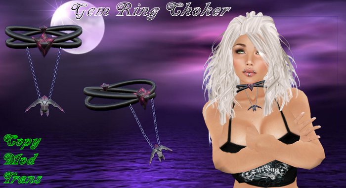 Gem Ring Choker