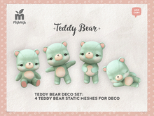 MishMish - Teddy Bear Deco / Mint [Boxed]