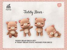 MishMish - Teddy Bear Deco / Latte [Boxed]