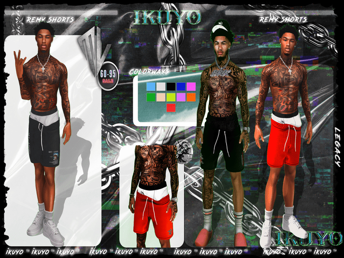 #IK - Remy Shorts - Megapack