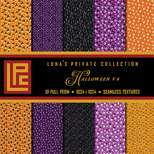 LPC Halloween v8  Full Perm Seamless Textures