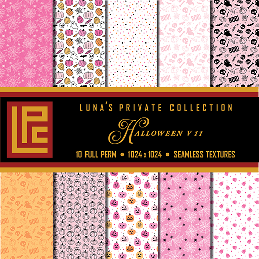 LPC Halloween v11 Full Perm Seamless Textures