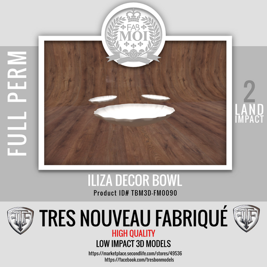 [TNouveau]FM0090_IlizaDecorBowl