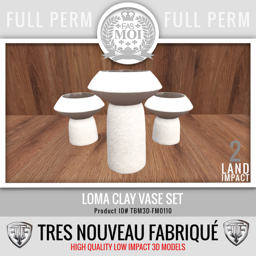 [TNouveau]FM0110_LomaClayVaseS