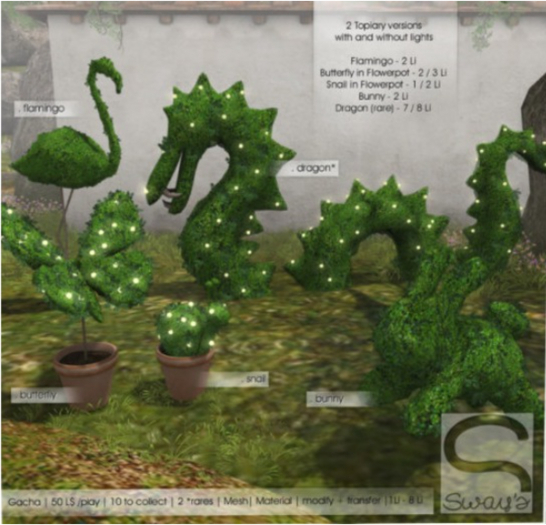 Sway's [Animal] Topiary . Flamingo no lights