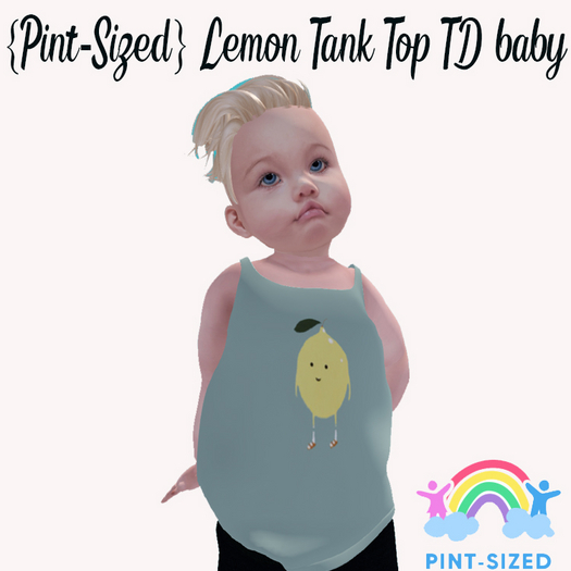 {Pint-Sized} Lemon Tank Top TD baby