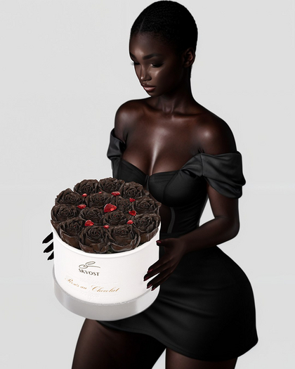 SKVOST - Chocolate Roses Box - Pure White