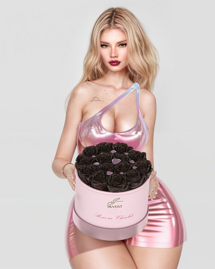SKVOST - Chocolate Roses Box - Baby Pink