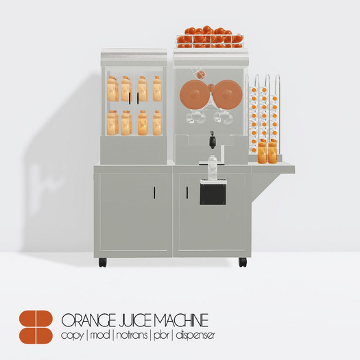 8 Orange Juice Machine PBR - Dispenser