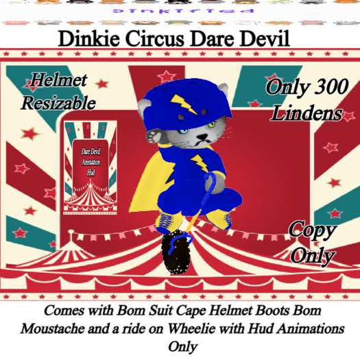 300Dinkified  Circus Dare Devil Outfit