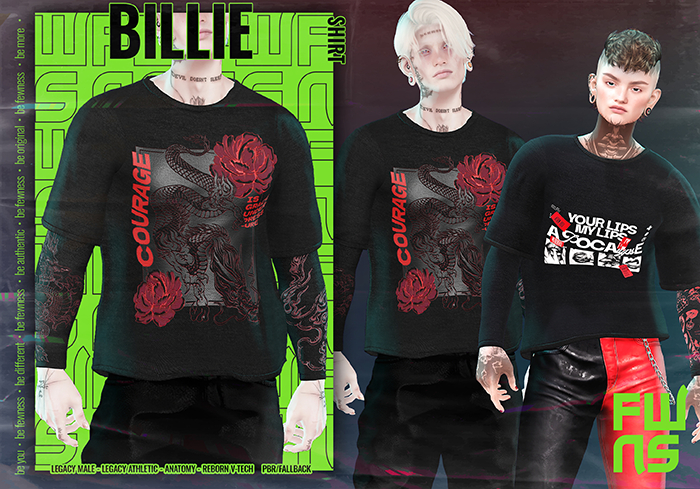 Fewness/Billie Shirt/FATPACK