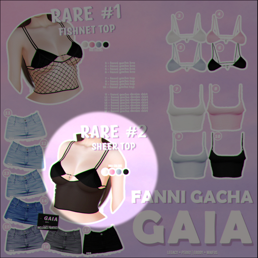 Gaia - fanni gacha #2 RARE ebody REBORN
