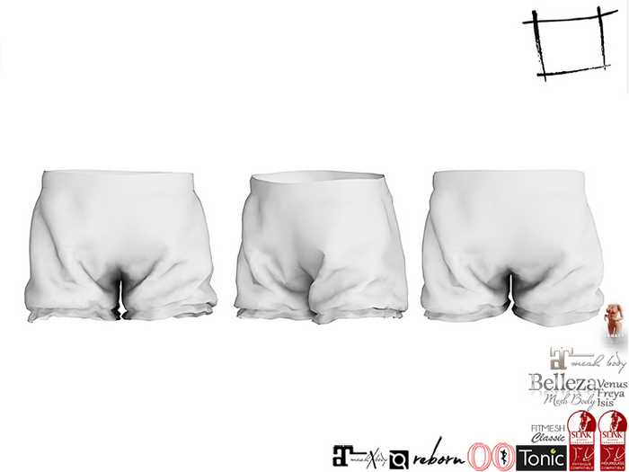 Full Perm Wonders Girls Shorts Slink, Maitreya 5.3 LaraX, Belleza, Ocacin, Legacy, Ebody Reborn, Tonic, 5 Classic Sizes