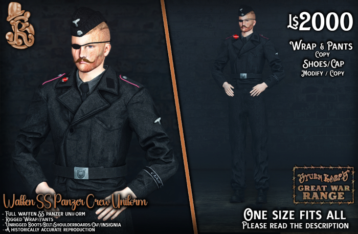 [Sturm Korp.] Waffen SS Panzer Crew Uniform