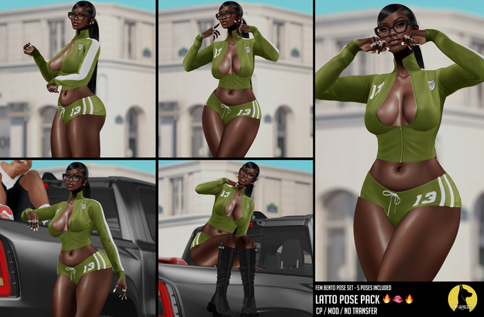 Of Breed: Latto Pose Pack ~ Bento for Pics