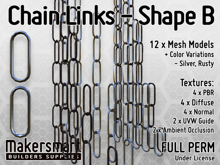 Makersmart: Chain Links Shape  B