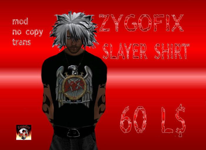 ZYGOFIX slayer shirt