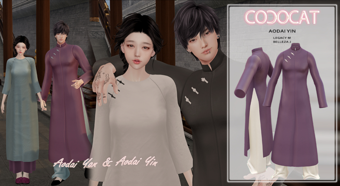 .cococat. Aodai Yin - Violet