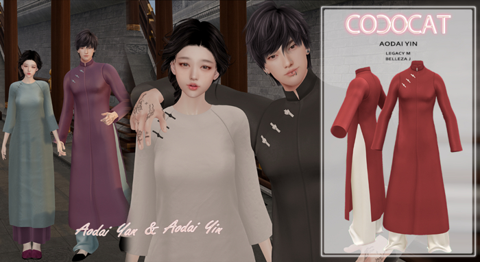 .cococat. Aodai Yin - Red