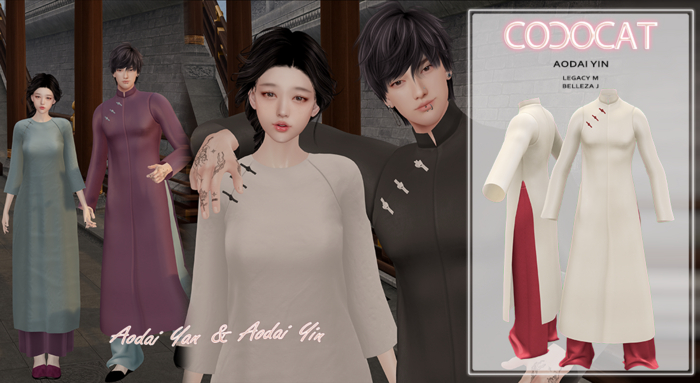 .cococat. Aodai Yin - Ivory