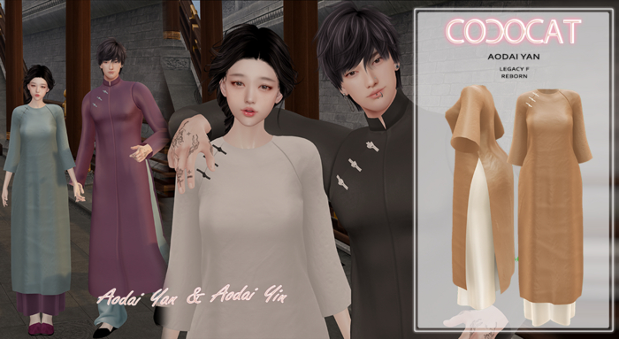 .cococat. Aodai Yan - Caramel